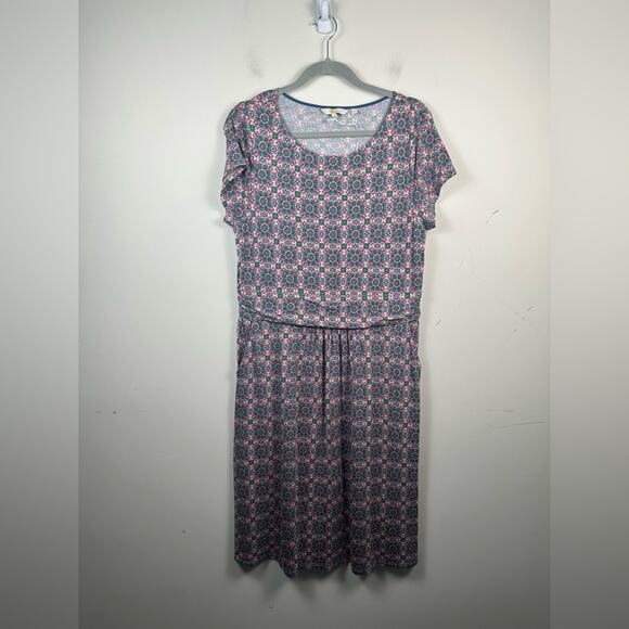 NWOT Boden Amelia Printed Jersey Dress Size 12 - Picture 2 of 8